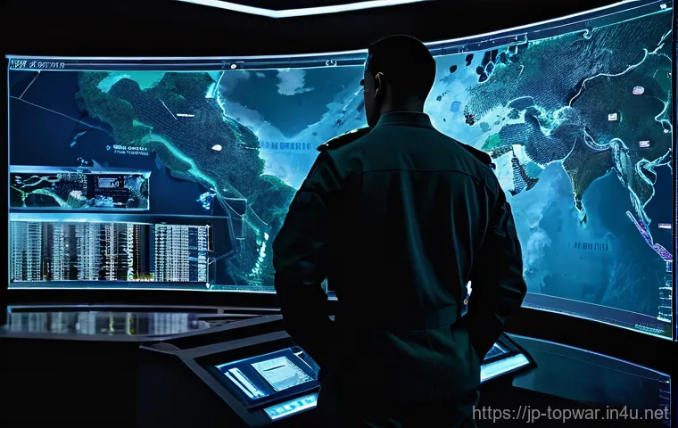 top war 효율적인 병력 배치 - **Prompt 1: High-Tech Strategic Command Center**
    A highly detailed, cinematic shot of a brillian...