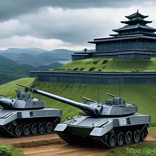 top war 방어 시뮬레이션 가이드 - A sprawling, futuristic military fortress, designed with an intricate, impenetrable defense system. ...